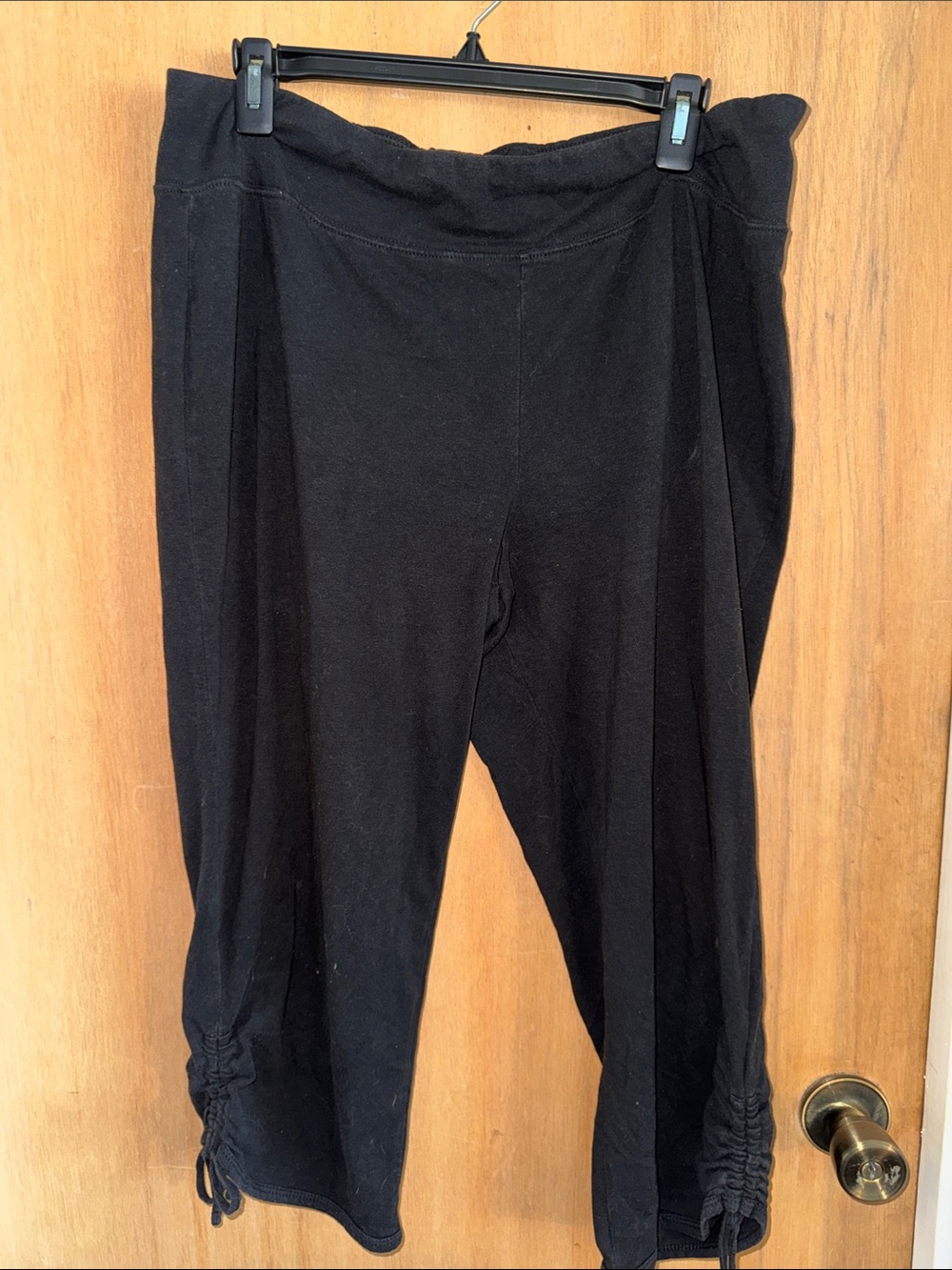 Just be…. Capri Cropped Lounge Pants with Side-Tie Hems X-Large